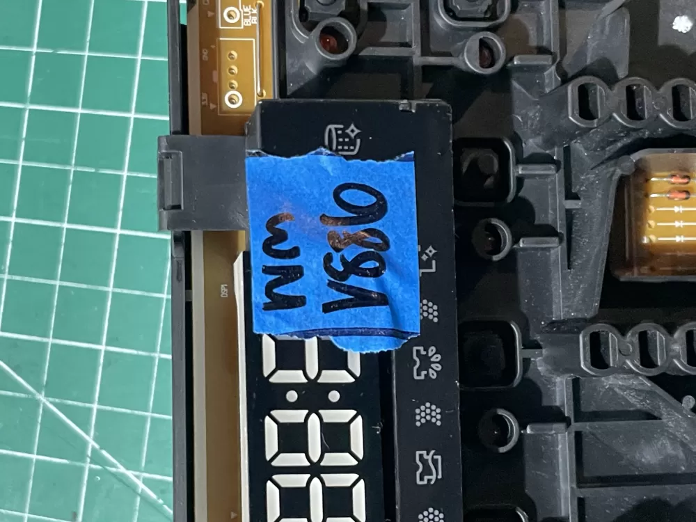 Samsung DC94-03109A DC92-00773M Washer UI Control Board AZ196327 | Wmv886