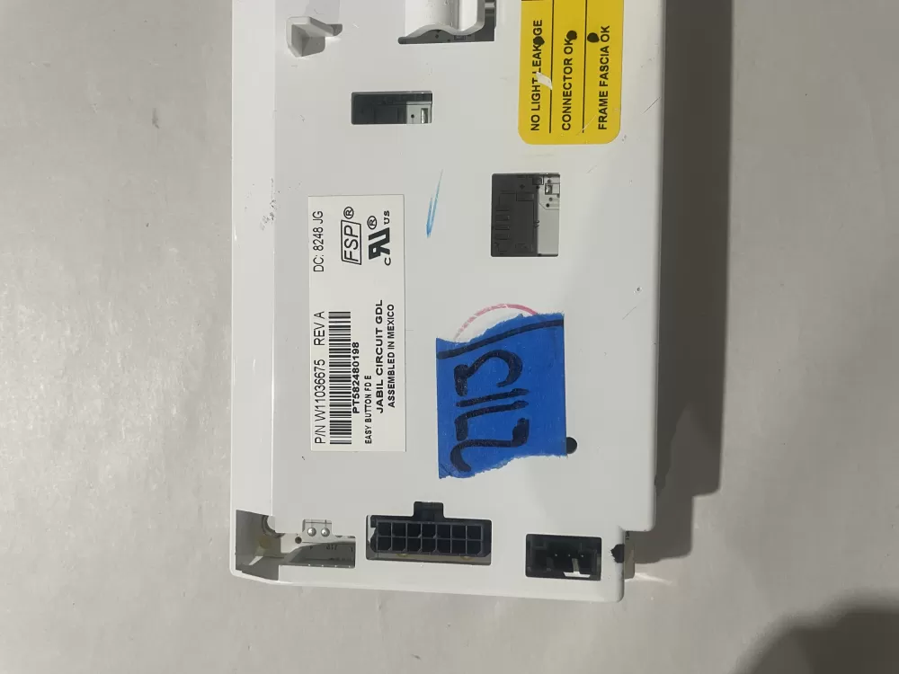 Whirlpool W11036675  Refrigerator Display Control Board AZ203655 | KM2713