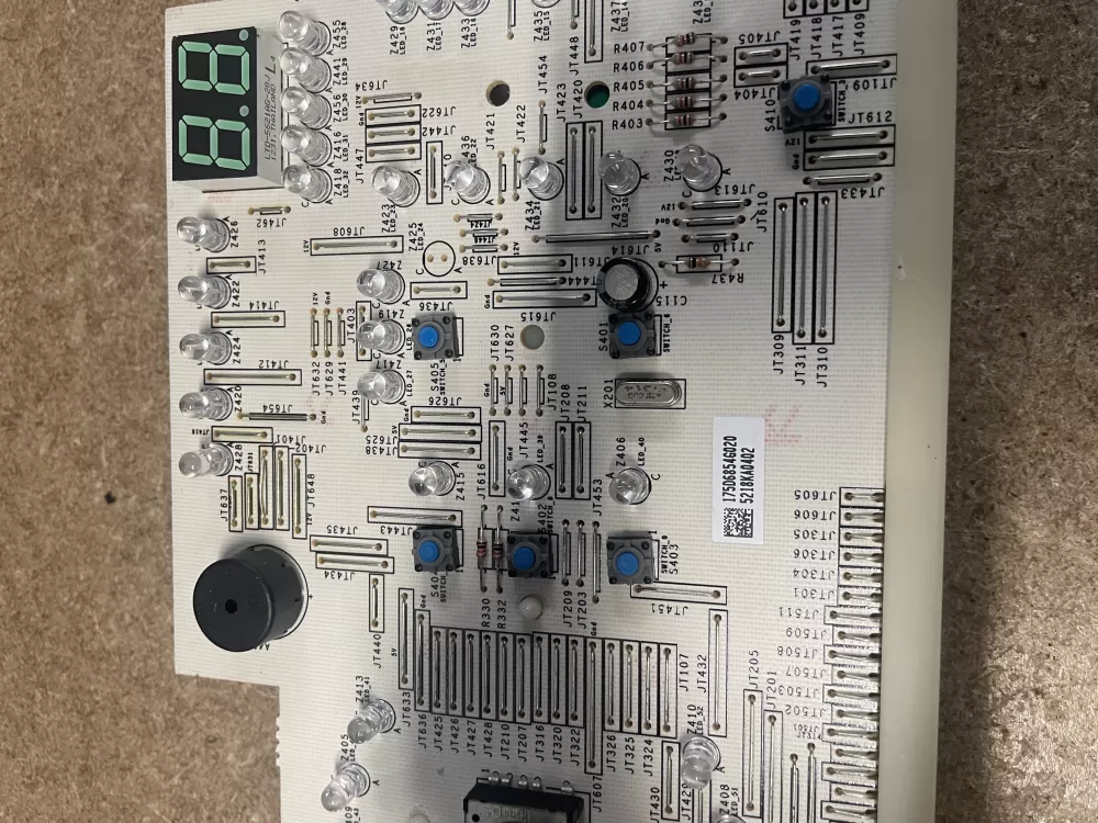 GE 175D6854G020 Washer Control Board AZ20984 | KMV259