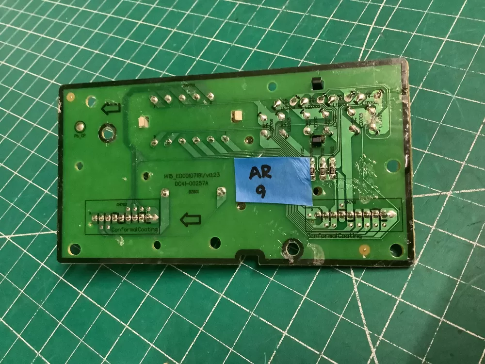Samsung DC41 00257A Dryer Control Board AZ205162 | AR9