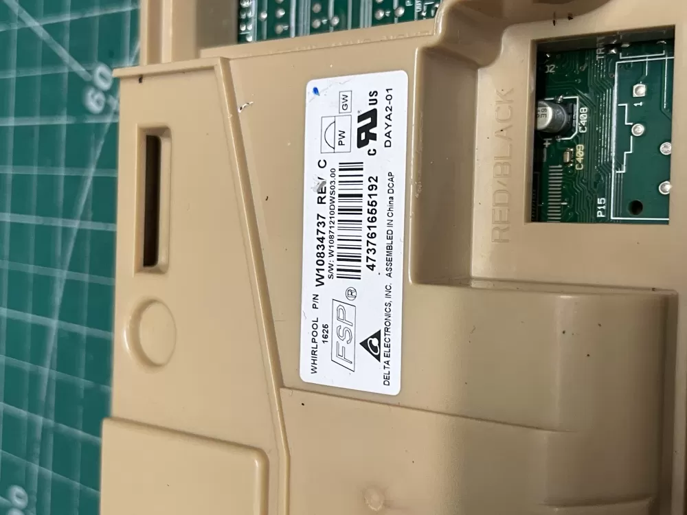 Whirlpool W10834737 W10876146 Dishwasher Control Board C AZ206001 | Wm2167