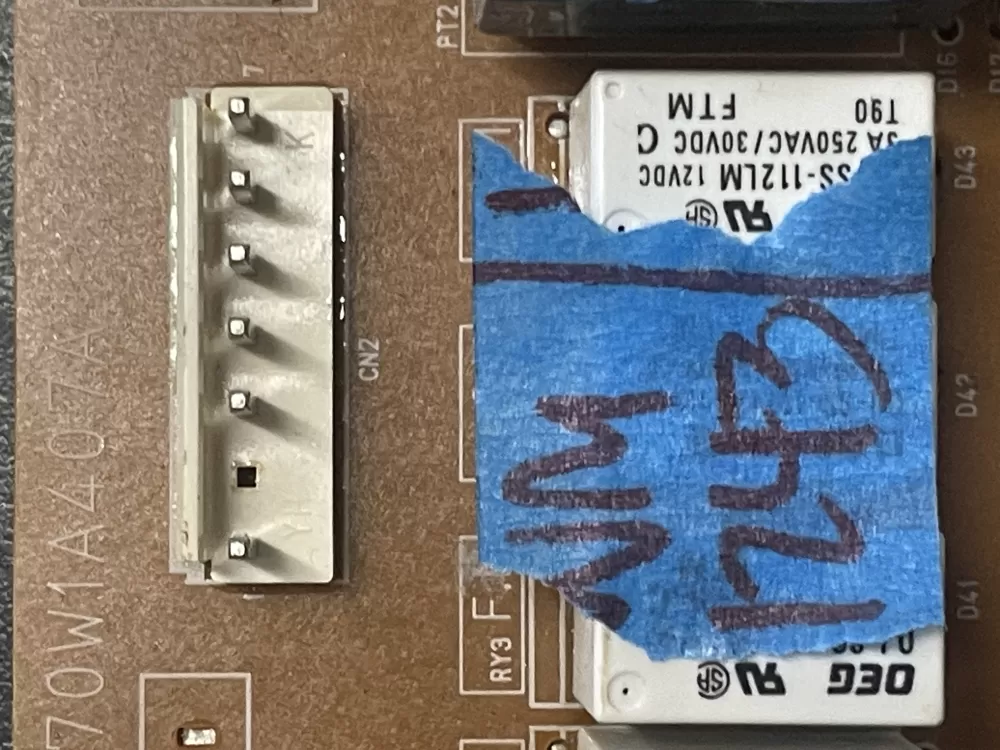 LG 6871W1A407A Microwave General Electric Control Board AZ18805 | WM1243