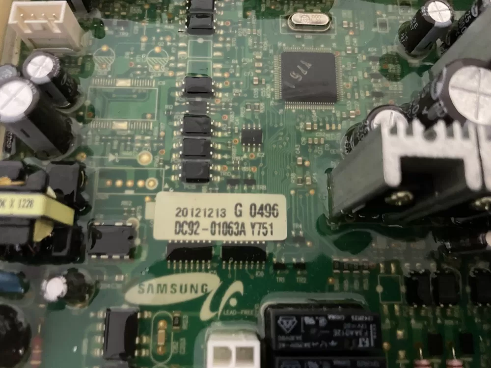 Samsung DC92 01063A DC9201063A Washer Control Board AZ100174 | Wmv229