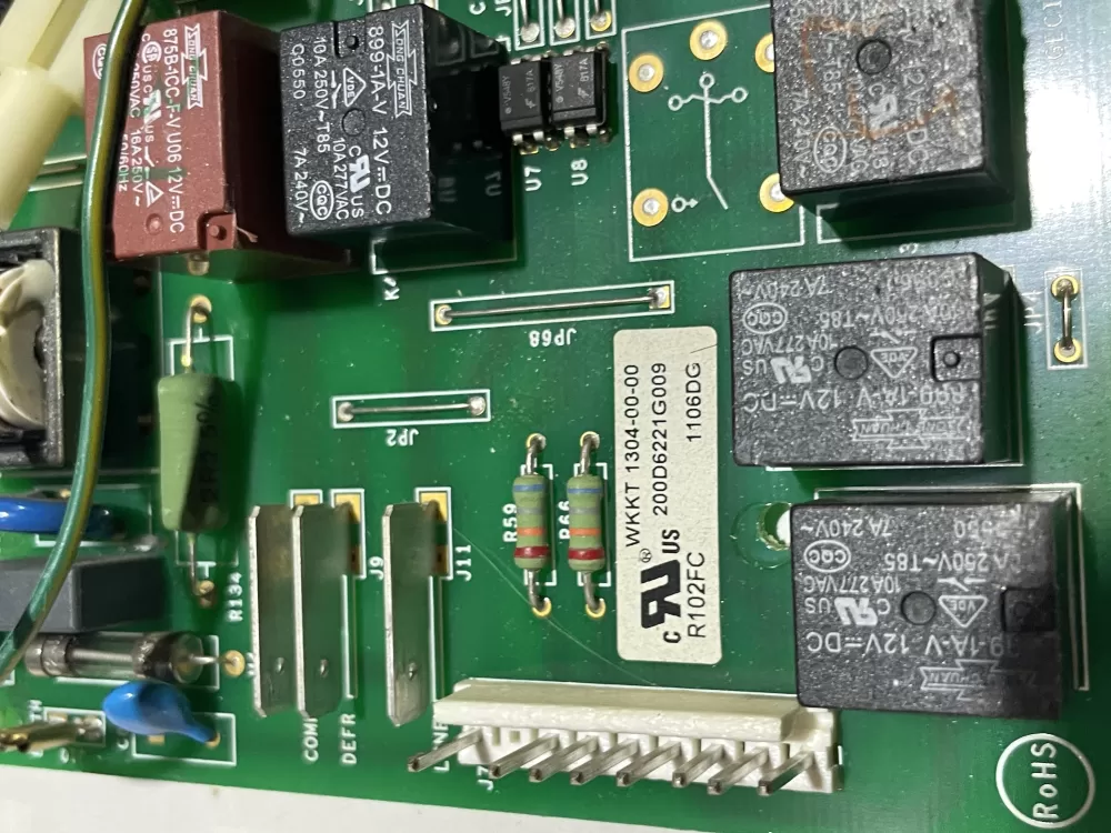 GE 200D6221G009 EBX1110P003 Refrigerator Control Board AZ141310 | Wm2323