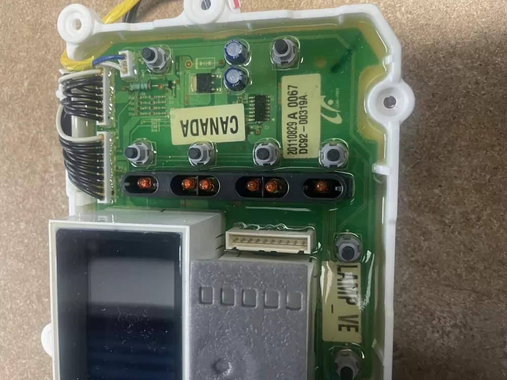 Samsung DC92-00319A Washer Control Board Vrt Steam Panel AZ14664 | KMV255