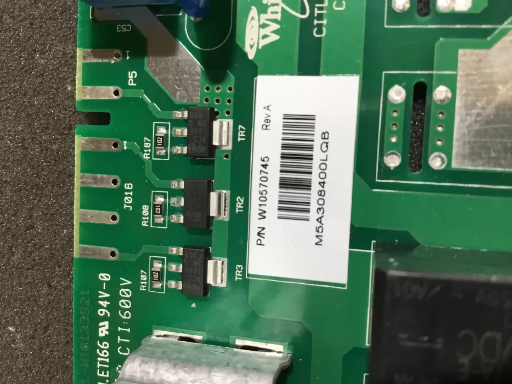Whirlpool W10570739 Washer Control Board AZ95752 | NR51