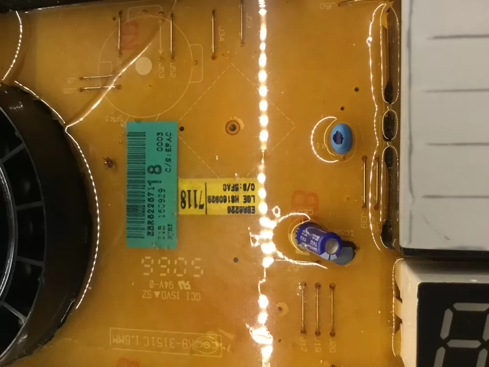 LG EBR62267115 EBR62267118 EBR62267128 Washer Control Board AZ99771 | BGV494