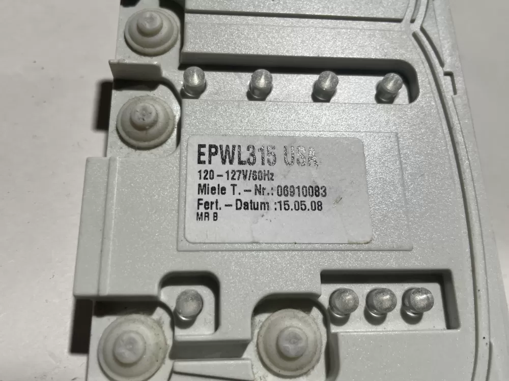 Miele EPWL1315 06910083 Dryer Control Board AZ125791 | Wmv726