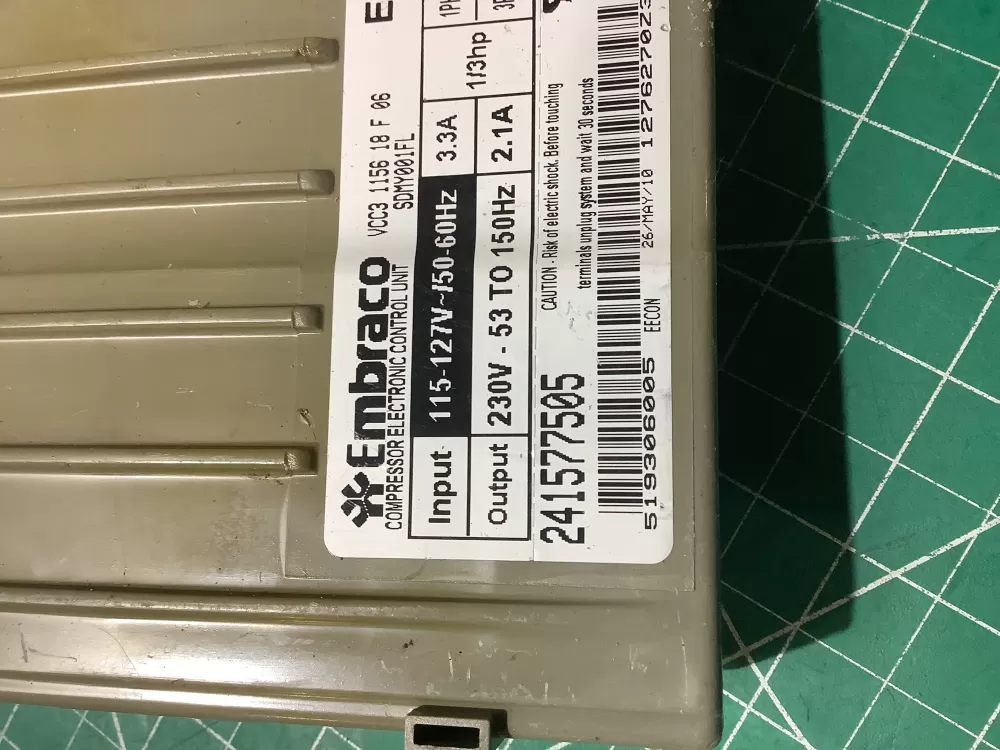 Refrigerator Inverter Board VCC3 1156 QA F 06 241577505 AZ194965 | AR435