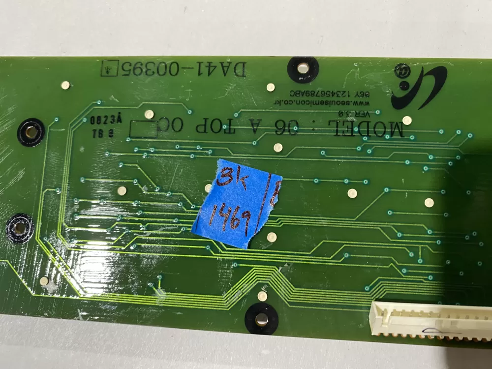 Samsung DA41 00395A Refrigerator Control Board Dispenser AZ135339 | BK1469