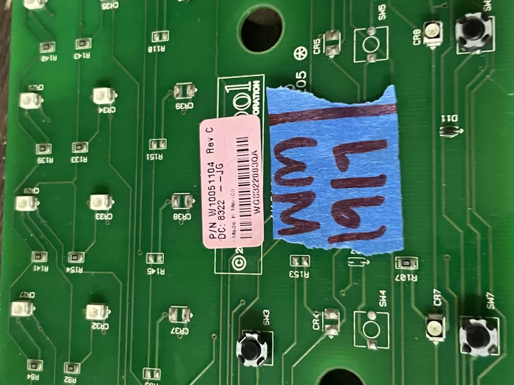 Whirlpool Maytag W10336131 W10051114 Dryer Control Board AZ55573 | Wm1918
