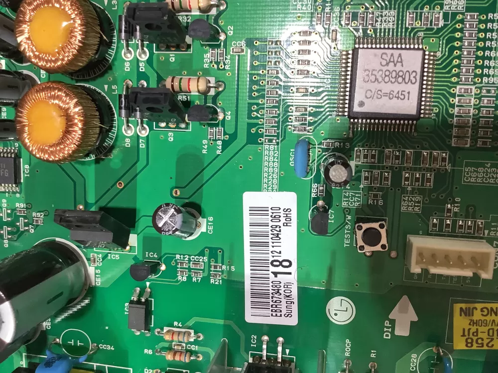 LG EBR67348018 Refrigerator Control Board AZ142477 | ZC2397