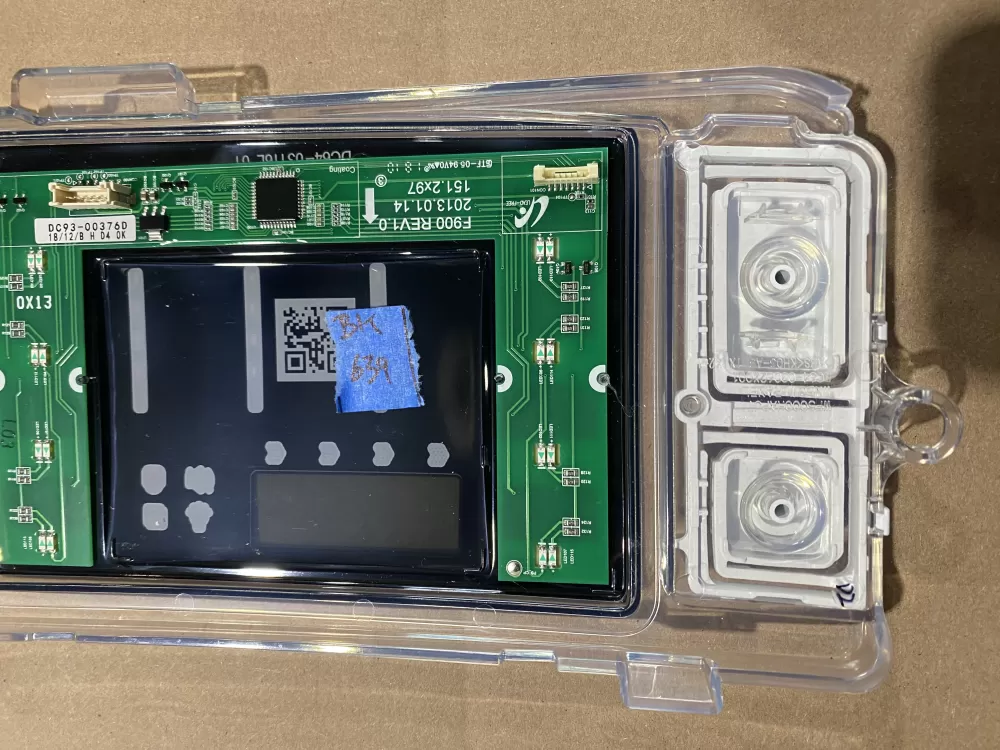 Samsung DC92-01607J DC94-06643A Dryer UI Control Board  AZ93379 | BK639