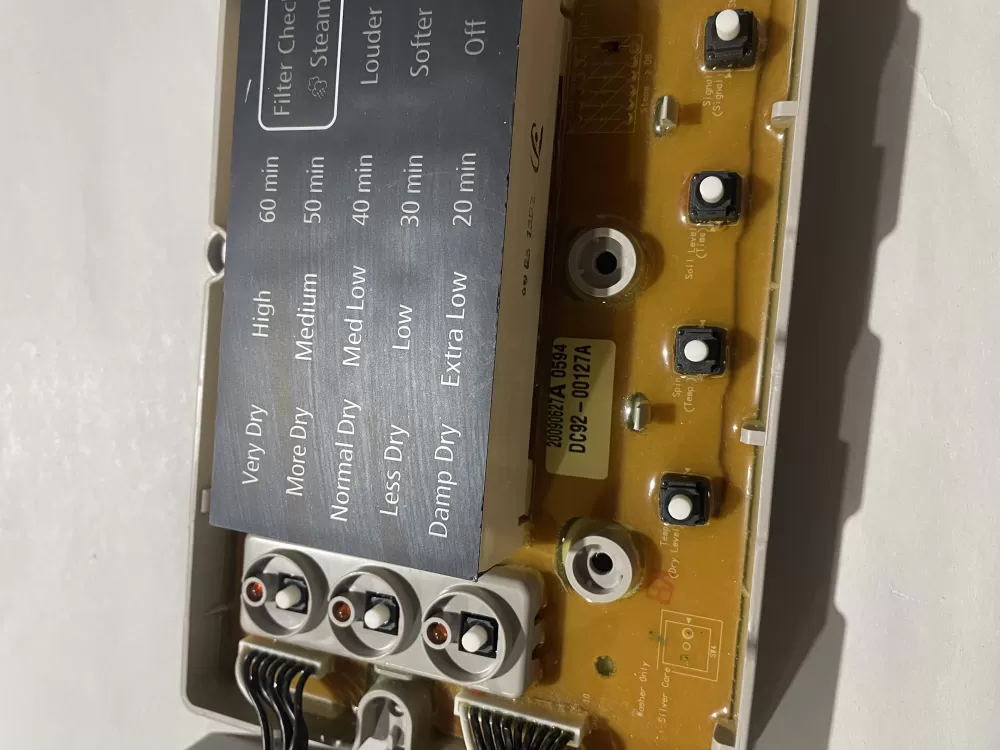 Samsung DC92 00127A Dryer Control Board AZ206602 | KMV886