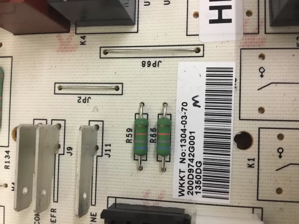 GE EBX1110P002 200D49742G001 Fridge Control Board AZ30670 | NR880