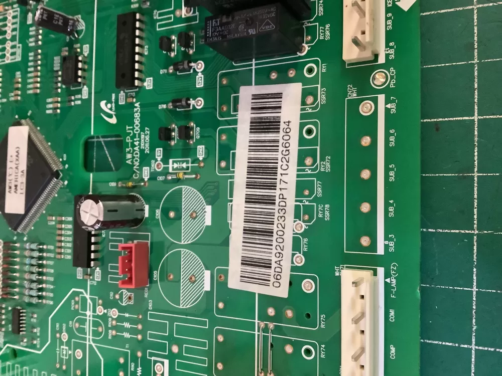 Samsung DA92 00233D DA9200233D Refrigerator Control Board AZ184790 | NR2671