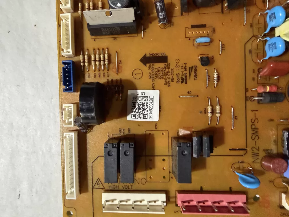 Samsung DA92 00420T DA9200420T Refrigerator Control Board AZ210058 | KM2320