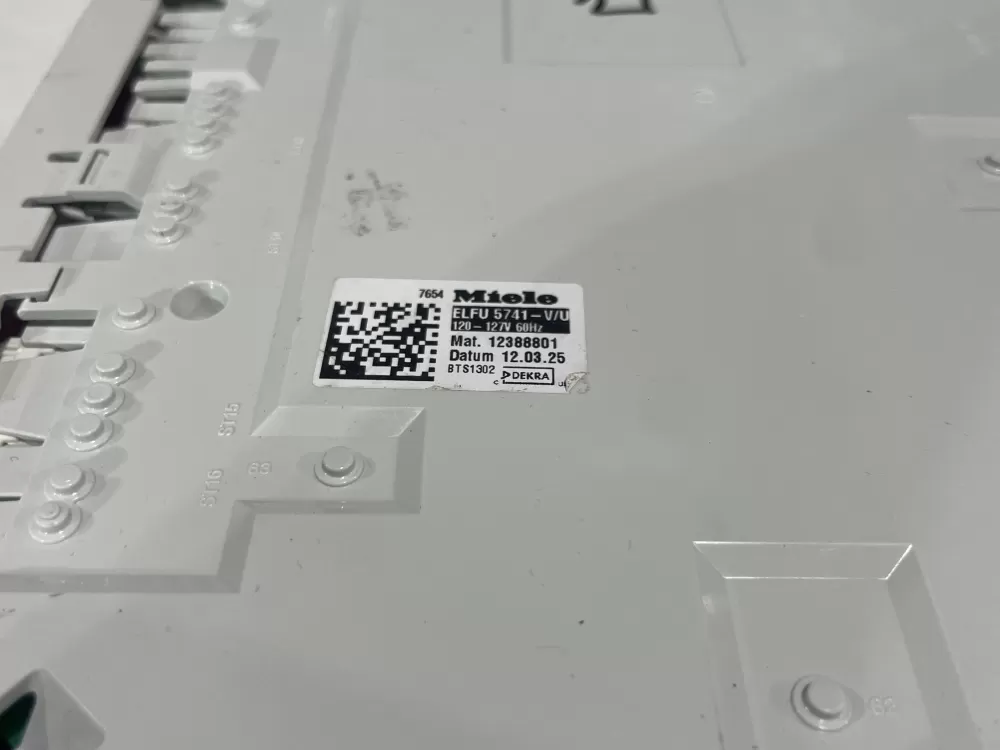 Miele Control Board ELFU 5741-V/U 120-127V 60Hz Mat. 12388801 AZ150371 | Wmv773