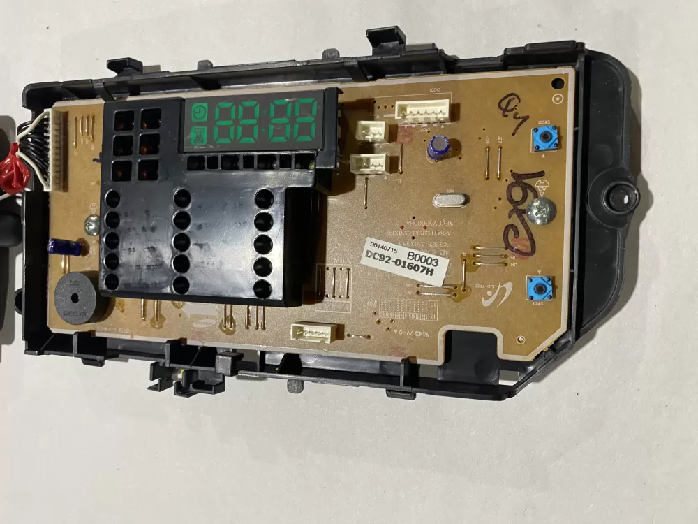 Samsung DC92 01607H DC9201607H Dryer Control Board Interface AZ184003 | BKV861