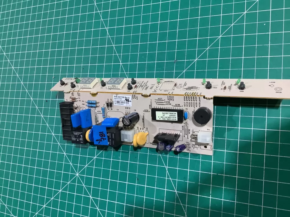 KitchenAid 2321728 Refrigerator Control Board Interface AZ151331 | NRV781