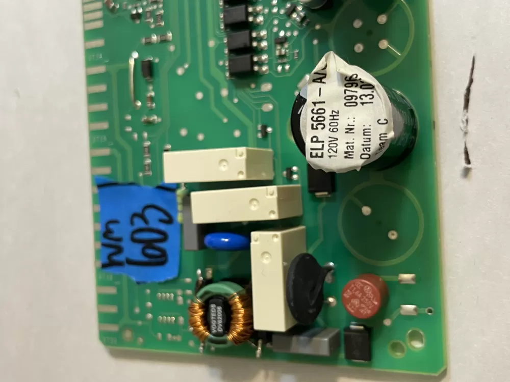 Miele ELP 5662-R/U 120V 60Hz Mat. Nr: 10305803 ELP5661-A AZ194441 | Wm603