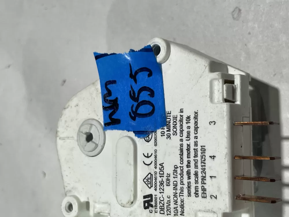  1236 1D5A Refrigerator DBZC Defrost Timer AZ149683 | Wm855