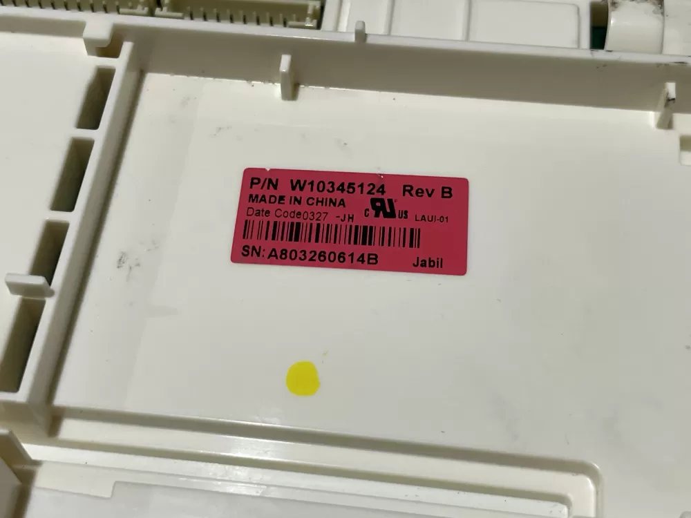 Maytag Whirlpool W10345124 Washer Control Board AZ138582 | Wm2215