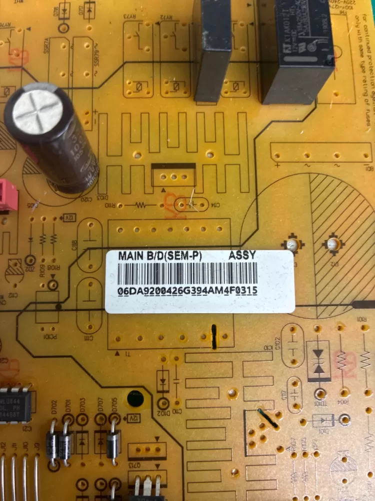 DA92-00426G Samsung Refrigerator Led Touch Main Pcb