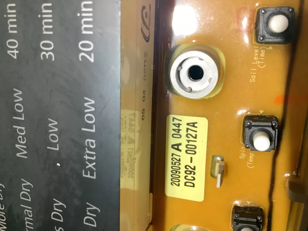 Samsung DC92 00127A Dryer Control Board AZ145507 | ZC2440