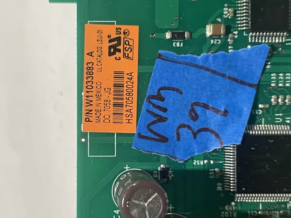 Maytag W11323695 Washer Control Board UI Display AZ156325 | Wm39