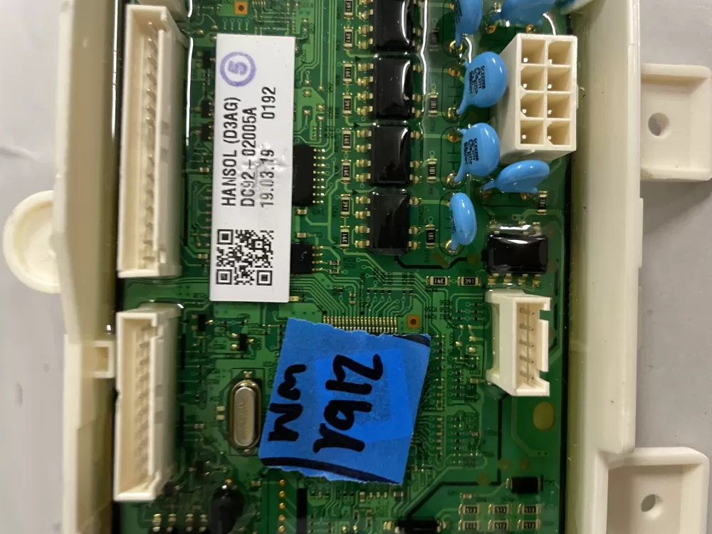 Samsung DC92 02001A AP6243666 DC92 02005A Washer Control Board AZ204834 | Wmv912
