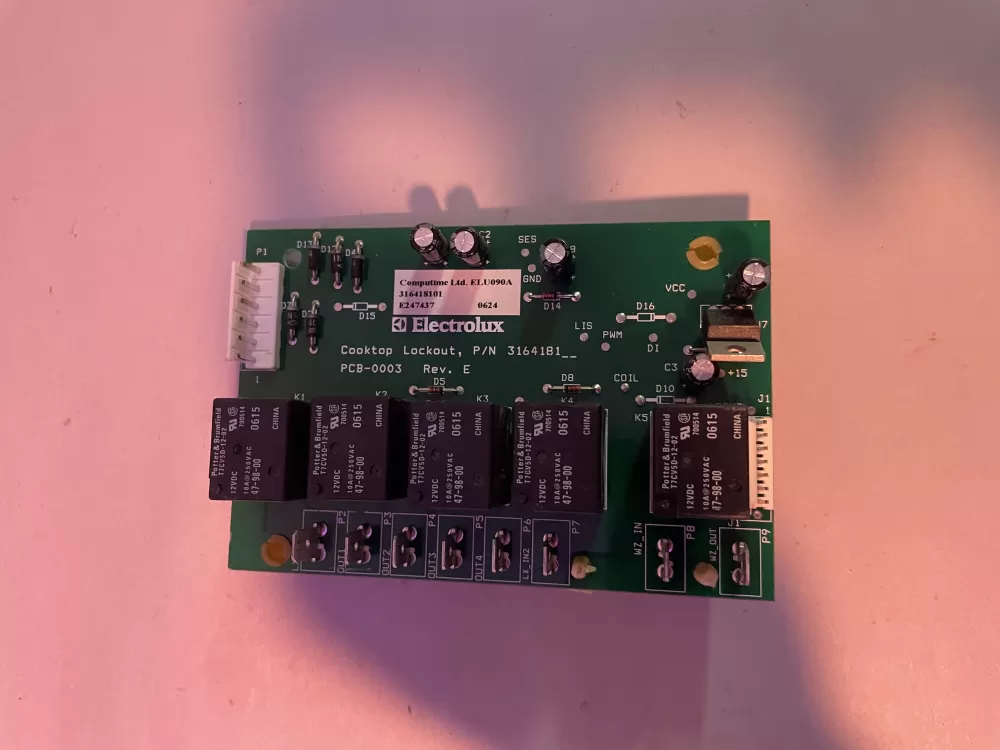 Frigidaire  Kenmore AP3768449 316418100 316418101 PS977959 Range Control Board