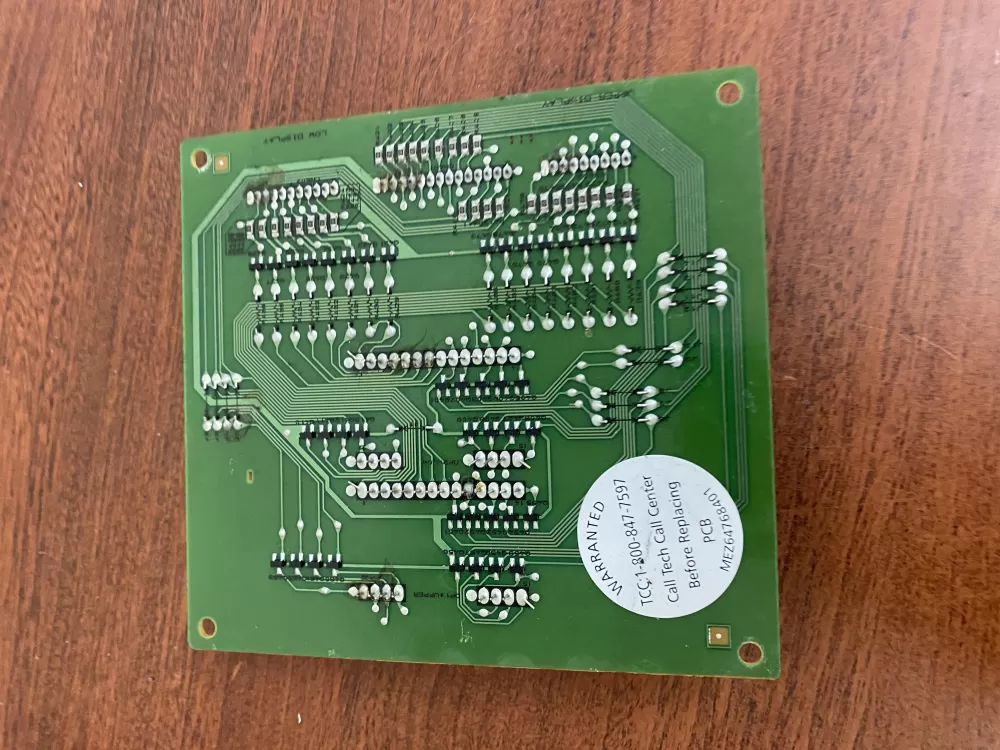 LG EBR72822801 Range Display Control Board AZ29970 | BK1624