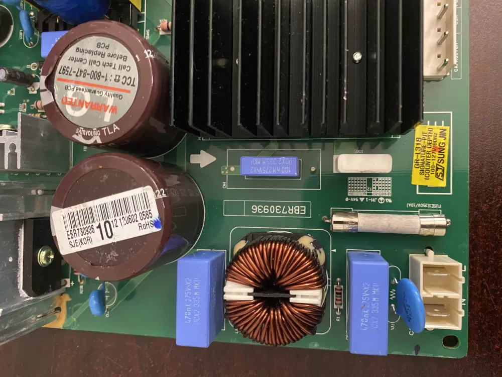 LG EBR73093602 EBR73093607 EBR73093610 EBR73093618 CSP30021078 PS12750331 Refrigerator Control Board