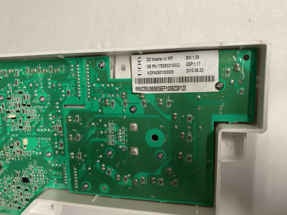 GE 175D6321G002 WDFA0501000000 WH12X10485 Washer Control AZ207936 | BKV923