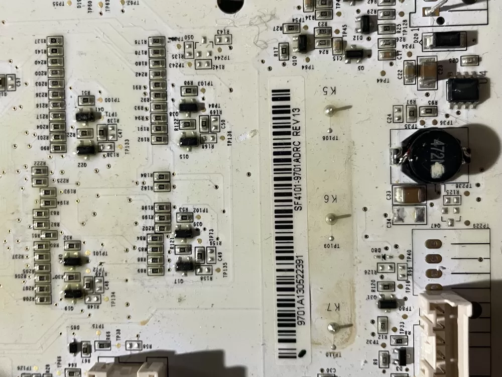 Frigidaire refrigerator display control board 9701A130522391 AZ197901 | Wm2758