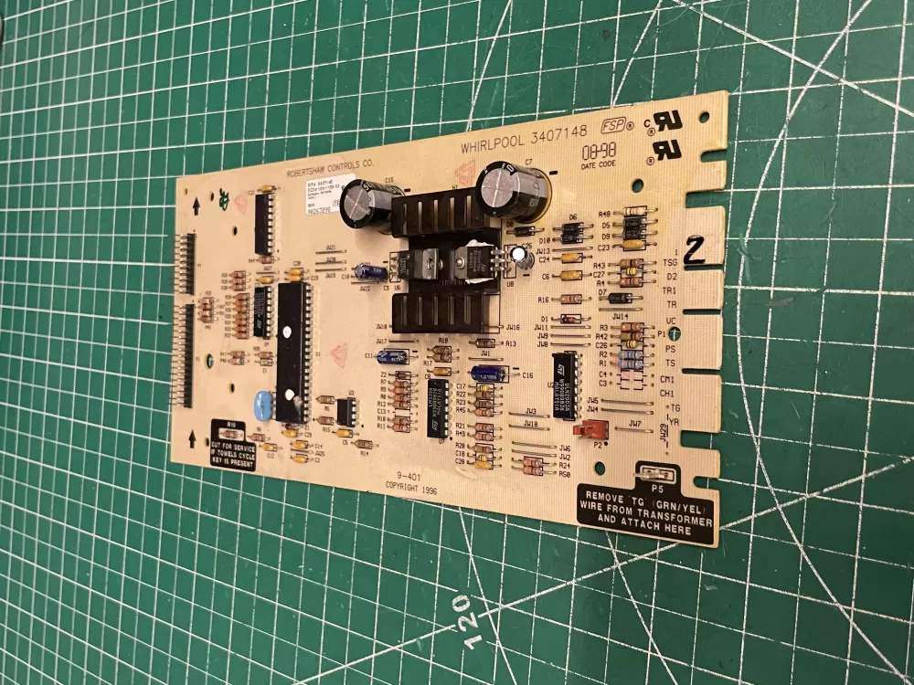 Kenmore  Whirlpool 3407148  100-1105-00  90263890  3976608  3267890  SW9908983 Dryer Control Board