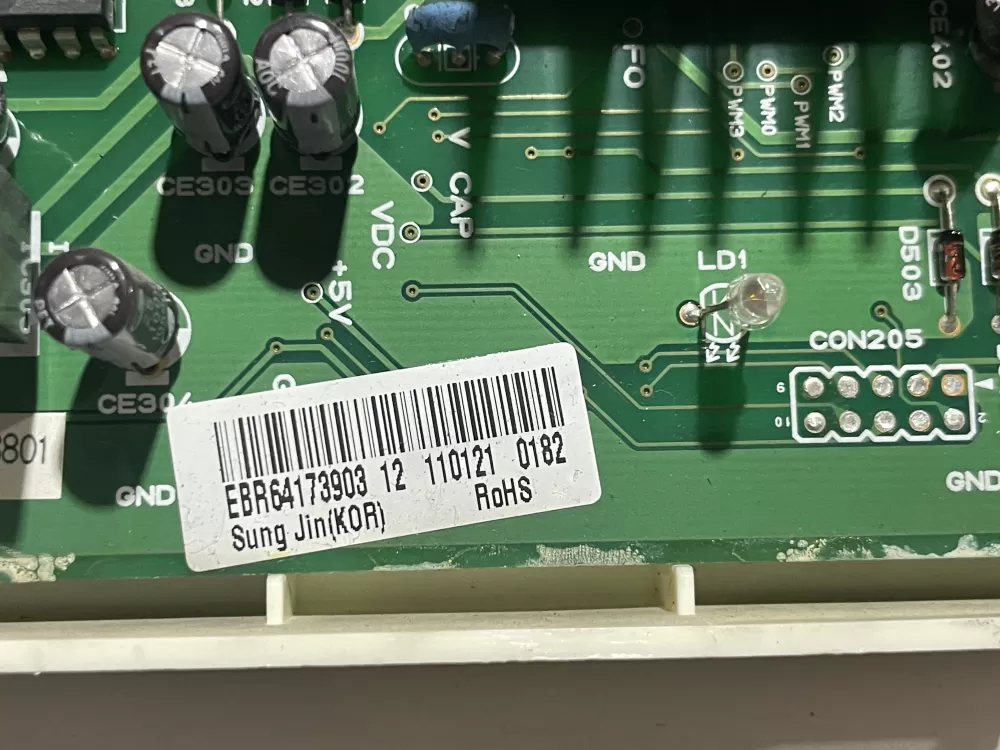 LG Kenmore EBR64173903 Refrigerator Control Board AZ140672 | Wm2300