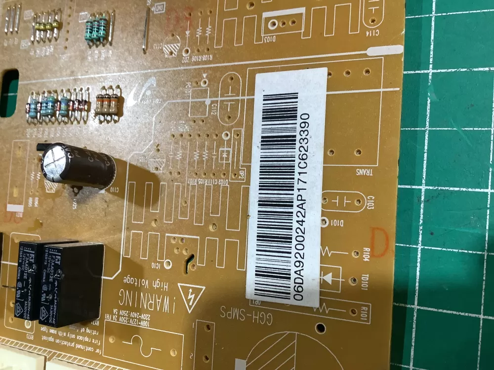 Samsung DA92 00242A Refrigerator Control Board AZ146809 | NR2458