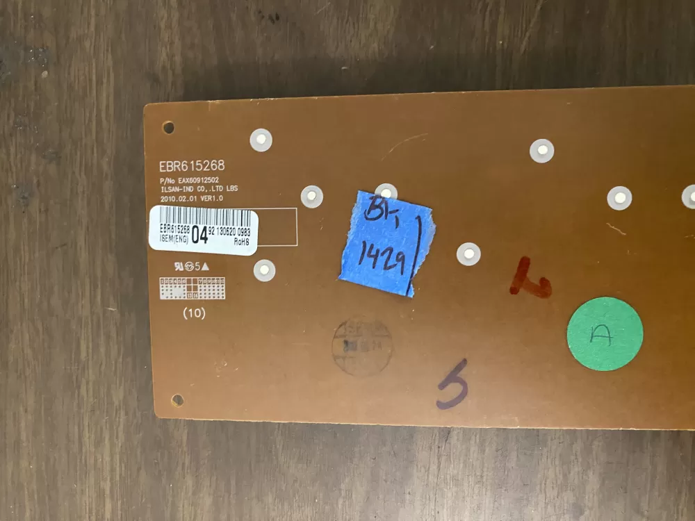 LG Kenmore EBR61526804 Refrigerator Control Board Dispenser AZ82845 | BK1429
