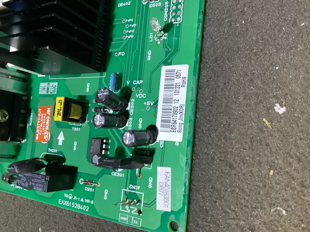 Kenmore LG EBR64173902 Refrigerator Electronic Control Board AZ126558 | NR2291
