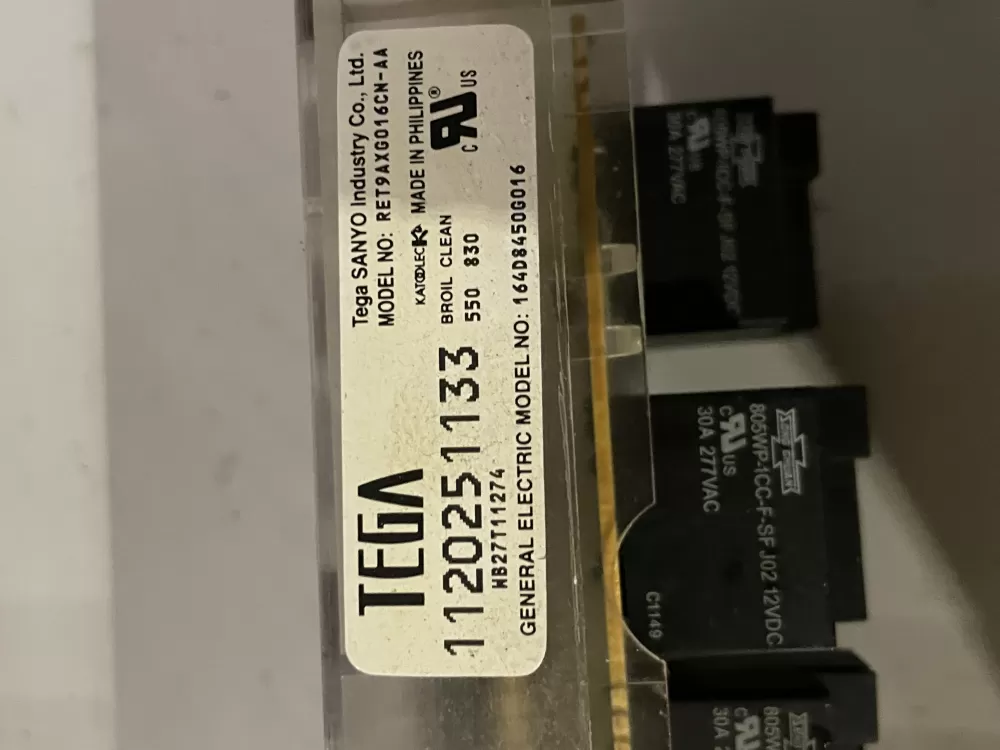 GE 164D8450G016 WB27T11274 Oven Control Board AZ34819 | Wm69