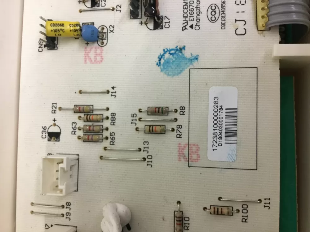 GE 17238100000283 Dryer Control Board  AZ33327 | NRV366