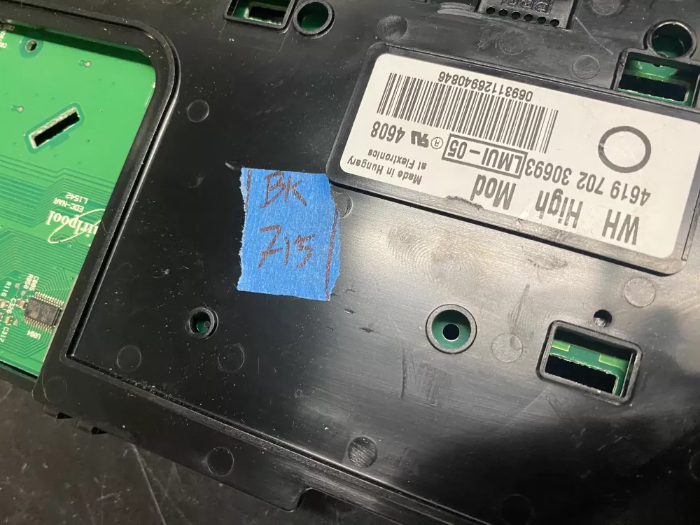 Whirlpool 4619 702 30693 Washer Control Board AZ15459 | BK715