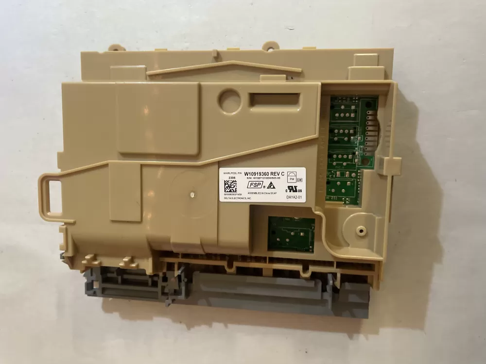 Whirlpool W10919360 W11087226 Dishwasher Control Board AZ163017 | KM201