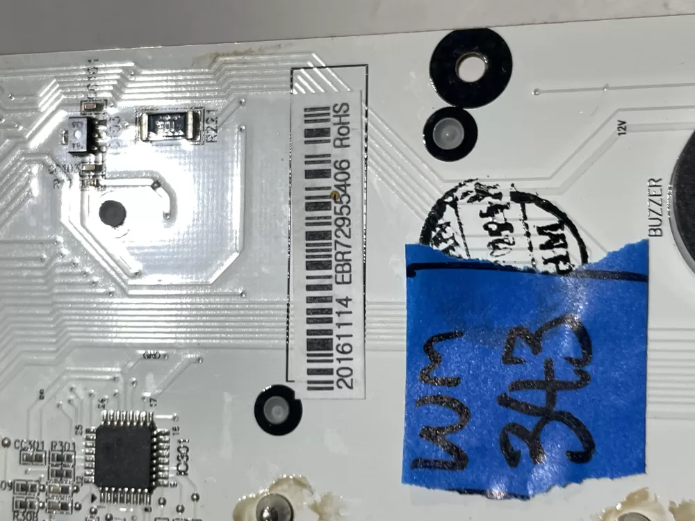EBR72955406 Refrigerator Control Board Pcb Display AZ157961 | Wm343