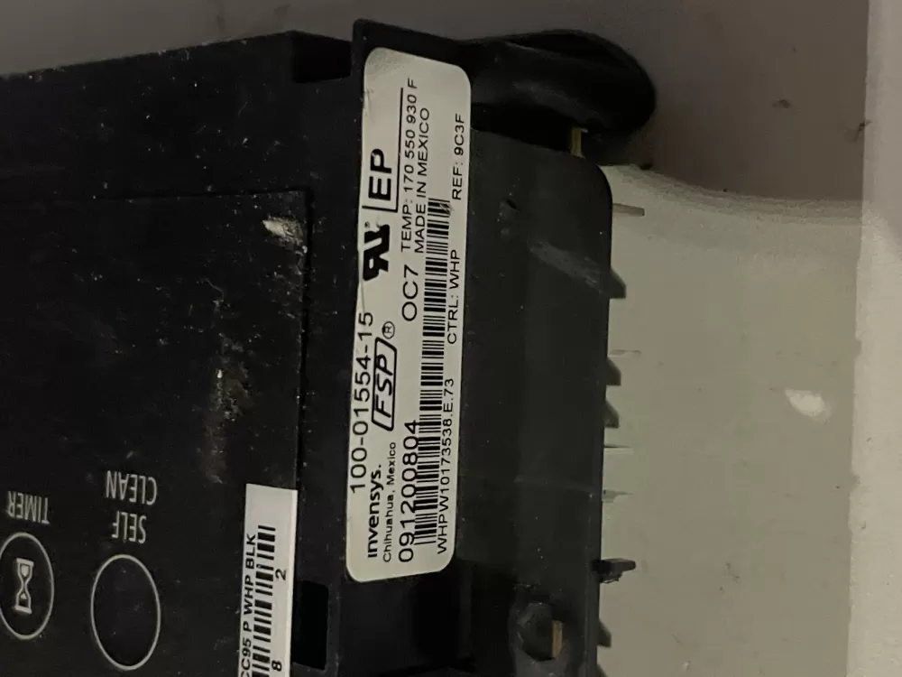 Whirlpool W10173538 Range Control Board Black Overlay AZ33491 | Wm342