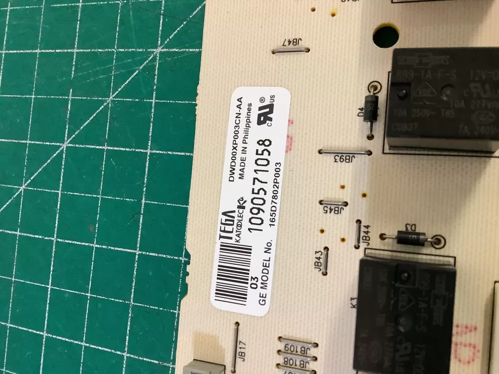 GE Power Dishwasher Control Board 165D7802P003 WD21X10247 AZ206645 | NR1115