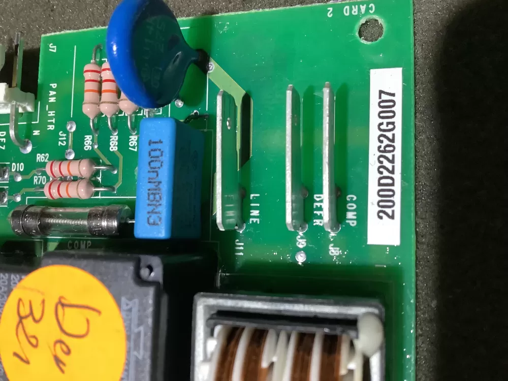 GE 200D2262G007 EBX1005G01 Refrigerator Control Board AZ112569 | NR487