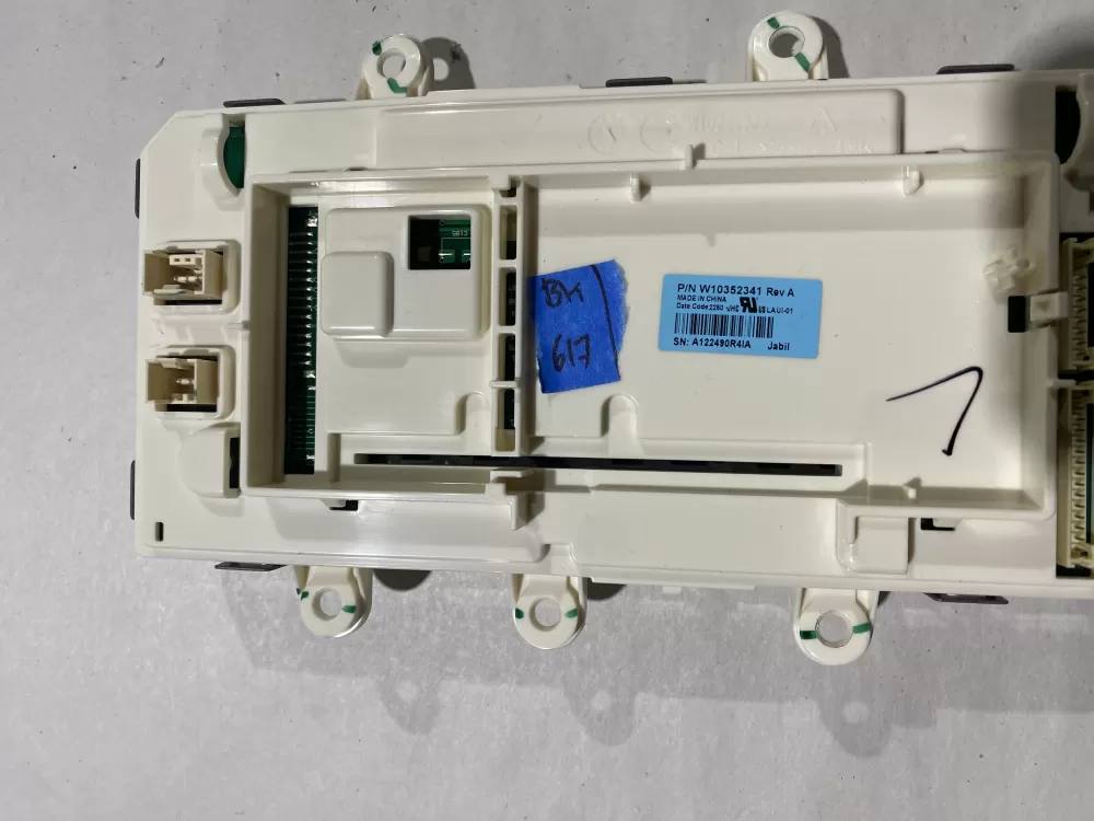 Whirlpool W10352341 Dryer Control Board AZ105213 | BK617